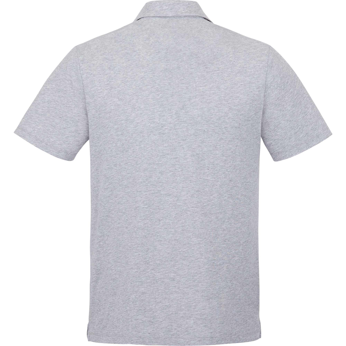 Somoto Eco Recycled Jersey Polo for Men Sublimation - Heather Grey - Back
