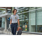 Somoto Eco Recycled Jersey Polo for Men Sublimation - Heather Grey - On Model Ddtg