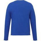Somoto Eco Recycled Long Sleeve Tee for Men Embroidery - New Royal - Back