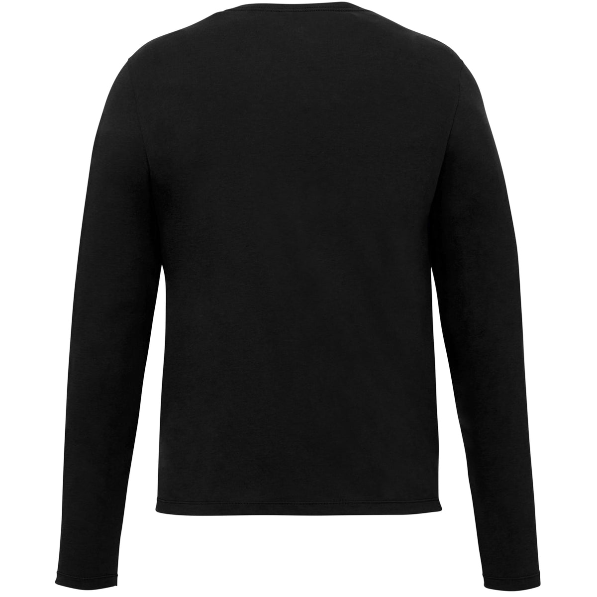 Somoto Eco Recycled Long Sleeve Tee for Men Sublimation - Black - Back