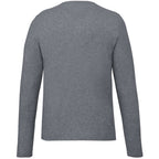 Somoto Eco Recycled Long Sleeve Tee for Men Transfer - Heather Charcoal - Back