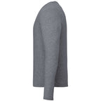 Somoto Eco Recycled Long Sleeve Tee for Men Transfer - Heather Charcoal - Left Side