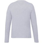 Somoto Eco Recycled Long Sleeve Tee for Men Transfer - Heather Grey - Back