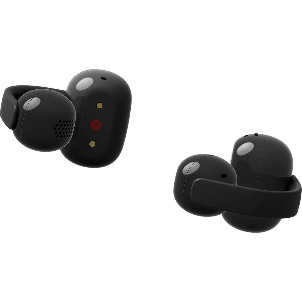 Sony LinkBuds Clip Open Ear Wireless Earbuds - Black - Front Earbuds