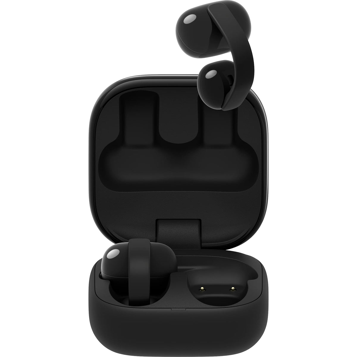 Sony LinkBuds Clip Open Ear Wireless Earbuds - Black - Front Packaging 2