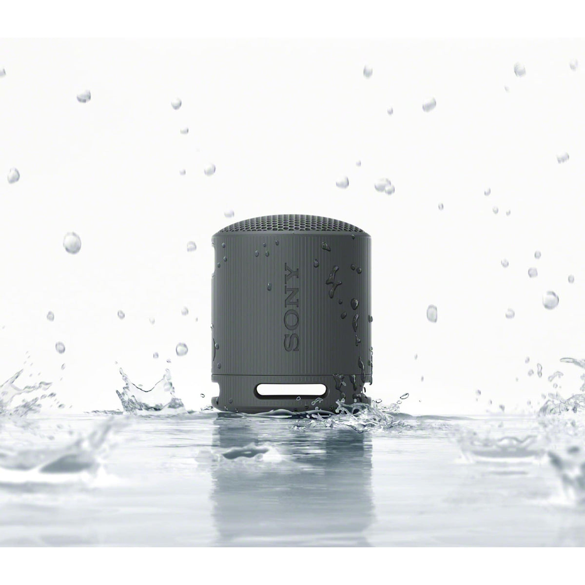 Sony SRS-XB100 Waterproof Bluetooth Speaker with Strap Full Color - Black - Detail