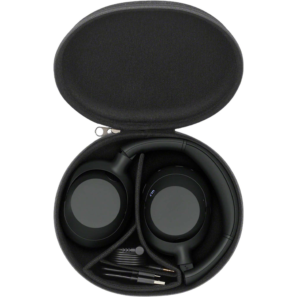 Sony ULT Wear Noise Canceling Headphones with Bass Boost Transfer - Black - Front Packaging