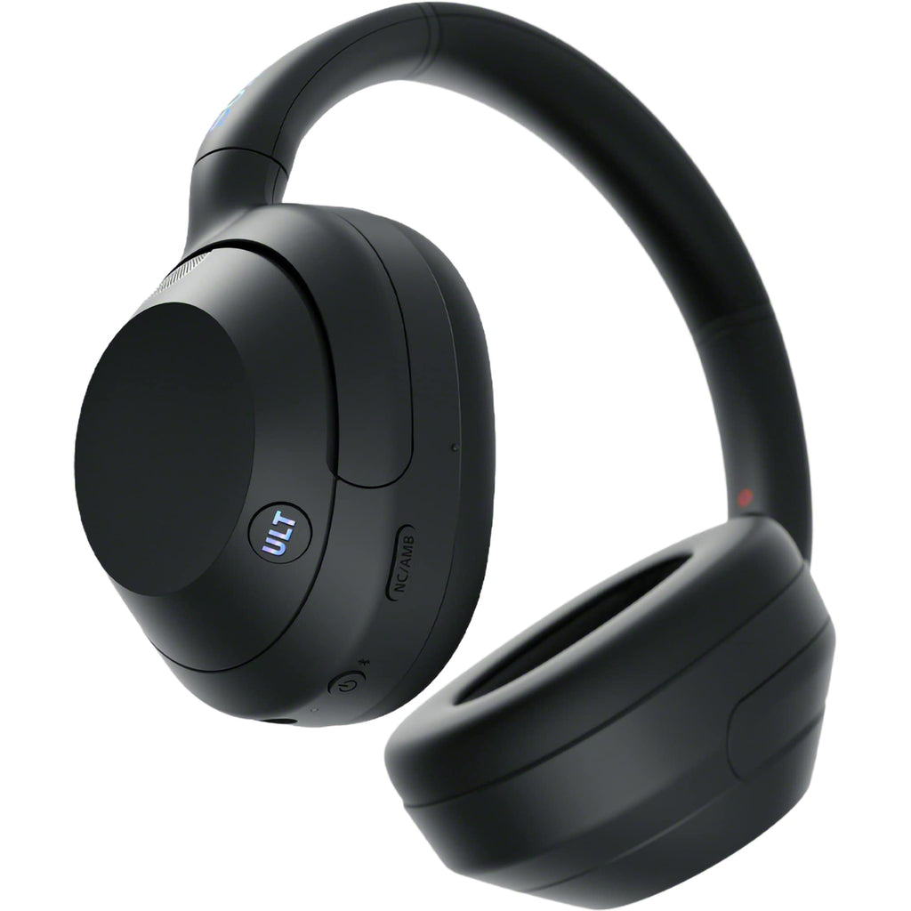 Sony ULT Wear Noise Canceling Headphones with Bass Boost Transfer - Black - Right Angle
