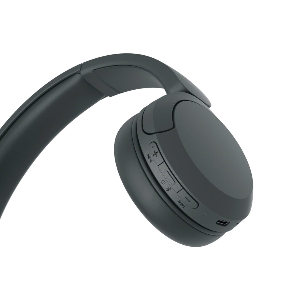 Sony WH-CH520 Lightweight Wireless Headphones with Mic - Black - Left Angle