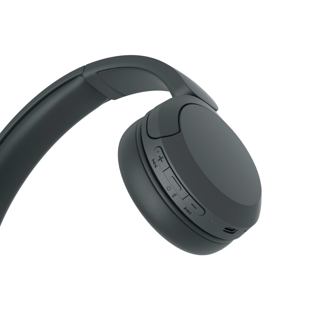 Sony WH-CH520 Lightweight Wireless Headphones with Mic - Black - Left Angle
