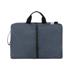 Sophie Convertible Computer Backpack in Recycled PET, Three-Way Embroidery - Navy - Briefcase
