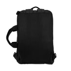 Sophie Convertible Computer Backpack in Recycled PET, Three-Way Embroidery - Rear_Straps_Tucked