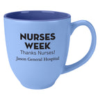 Sorbet Bistro Mug, 14 oz - Light Blue - Ceramic