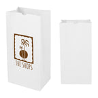 SOS Kraft Paper Bag, 6.12 x 12.43 Inches - White - Flexography