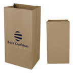 SOS Kraft Paper Bag, 7.06 x 13.75 Inches - Natural - Flexography