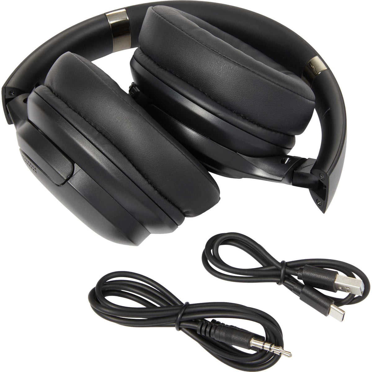SoulMic Over-Ear Bluetooth Headphones in Recycled Plastic - Black - Detail