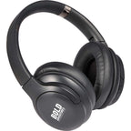 SoulMic Over-Ear Bluetooth Headphones in Recycled Plastic - Black - Front