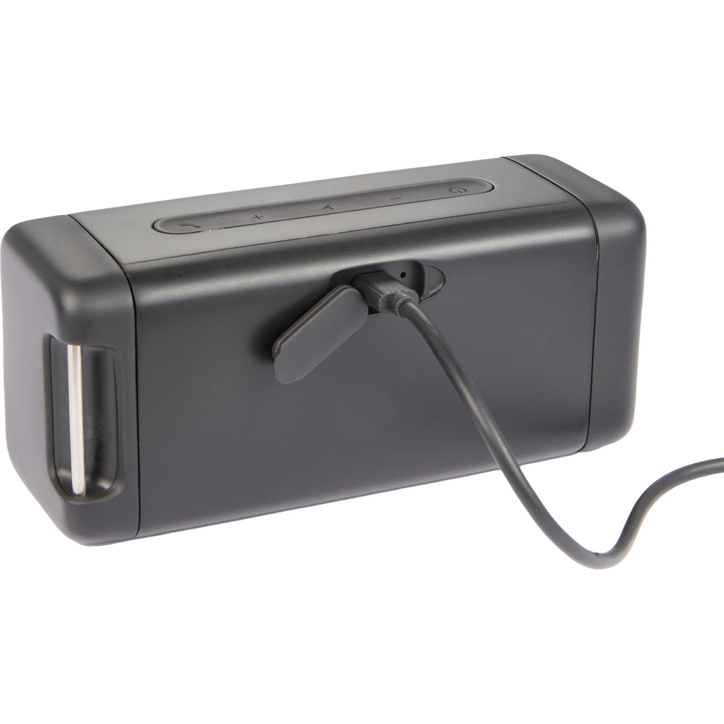Sound Wedge Magnetic Speaker for Golf Carts, IP67 Full Color - Black - Back