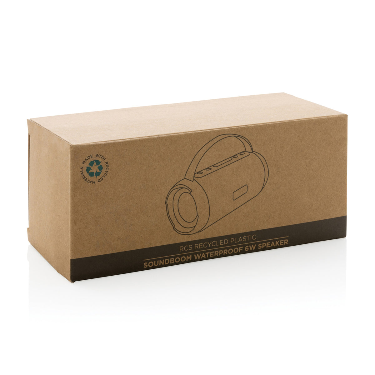 Soundboom Waterproof Speaker, 6W Laser Engraving - Black - View 5