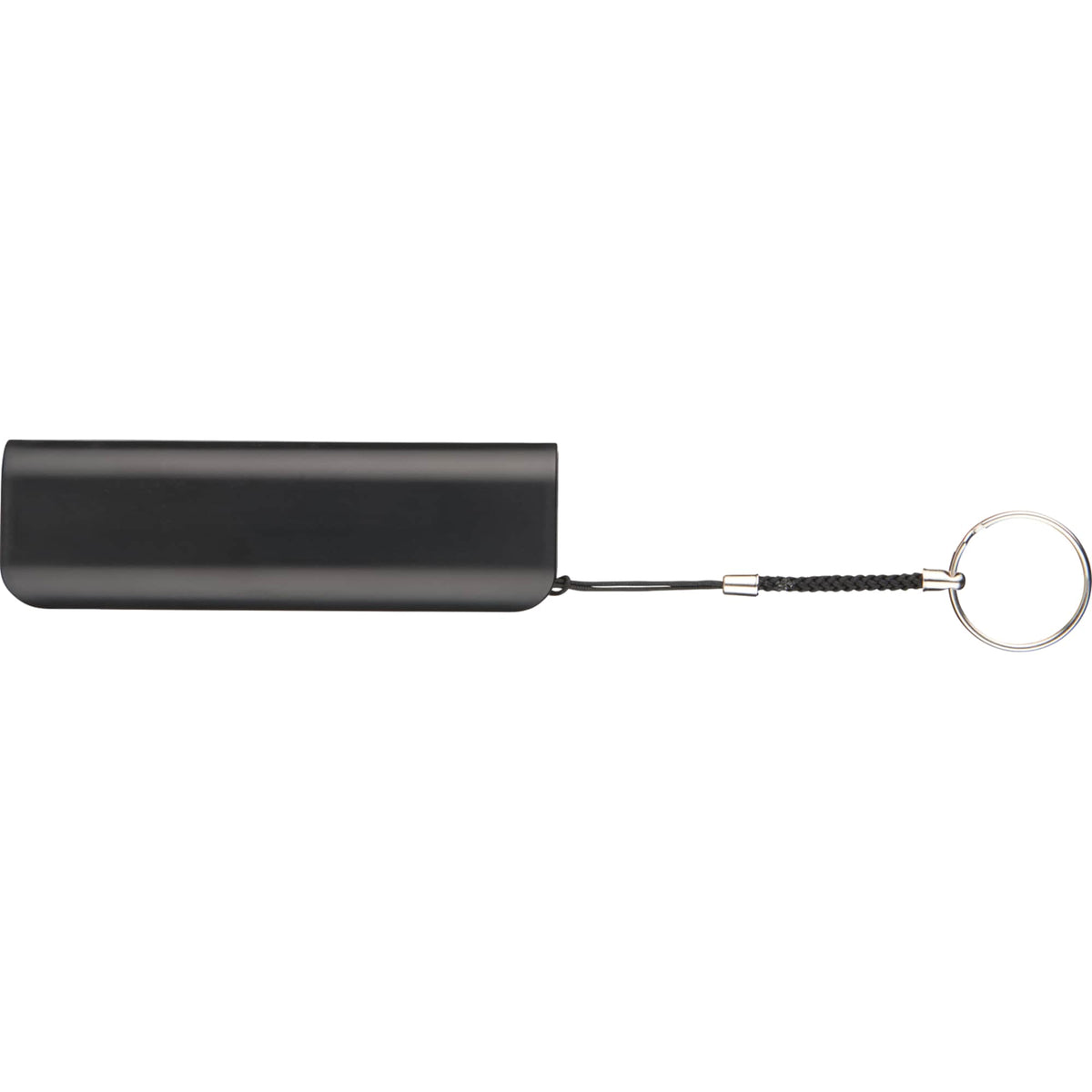 Span Key Ring Power Bank, 1,200 mAh Full Color - Black - Photo
