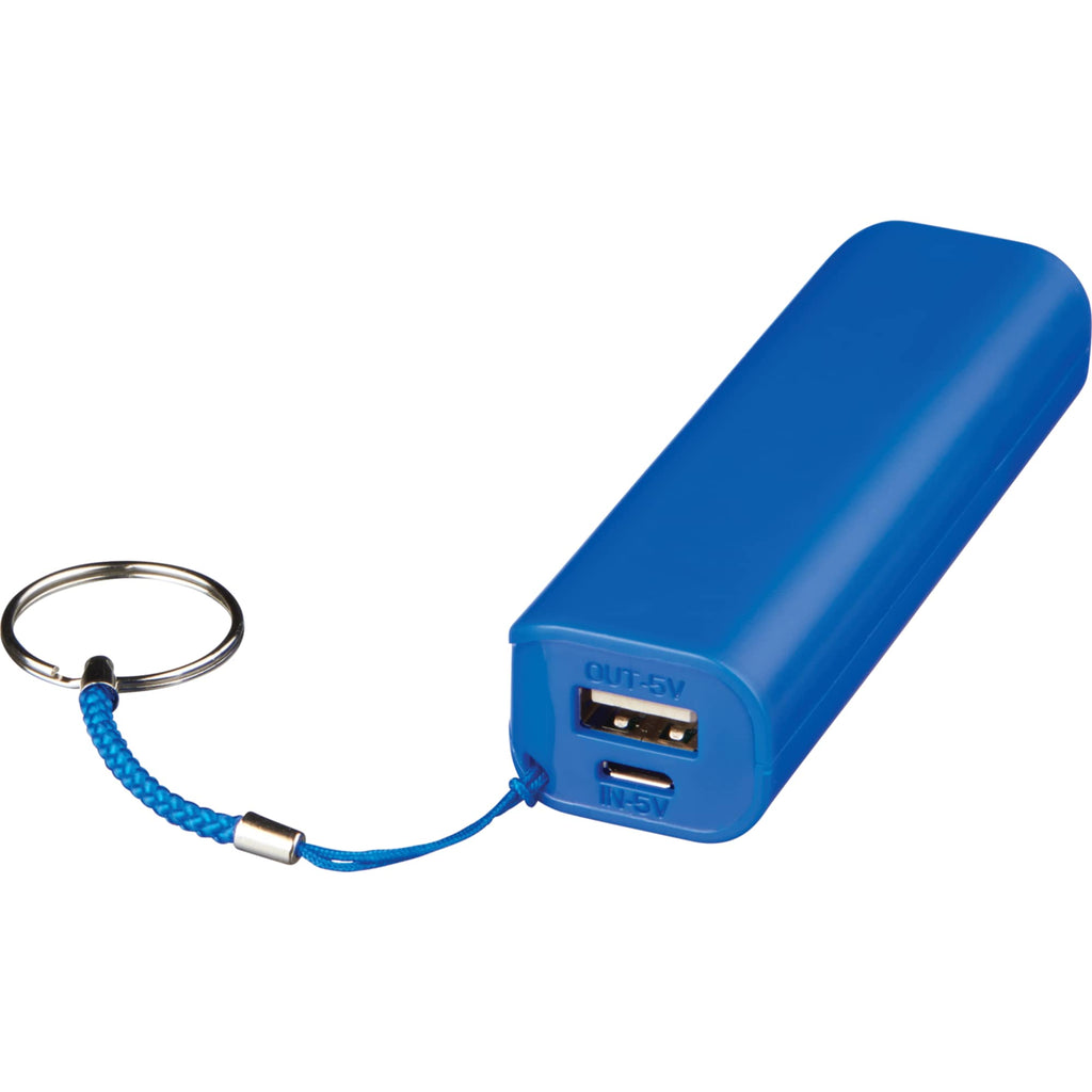 Span Key Ring Power Bank, 1,200 mAh - Royal - Photo 3