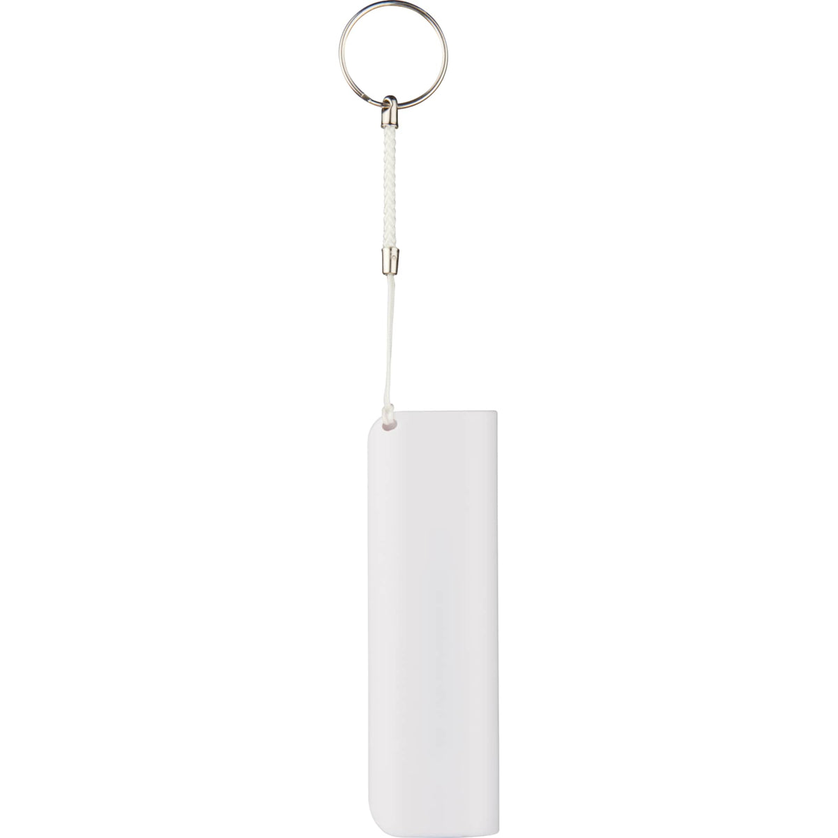 Span Key Ring Power Bank, 1,200 mAh - White - Photo 4