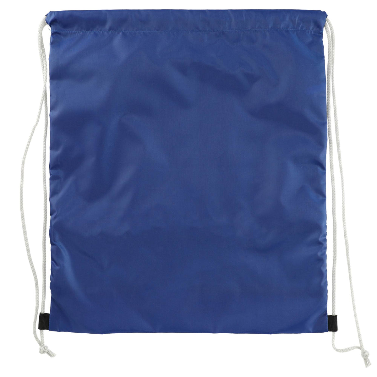 Sparks Recycled Drawstring Bag with Mesh Accents - Royal - Back