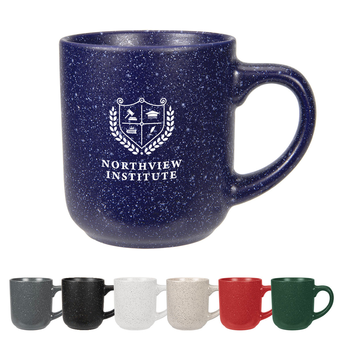 Speckled Matte Ceramic Mug, 14 oz