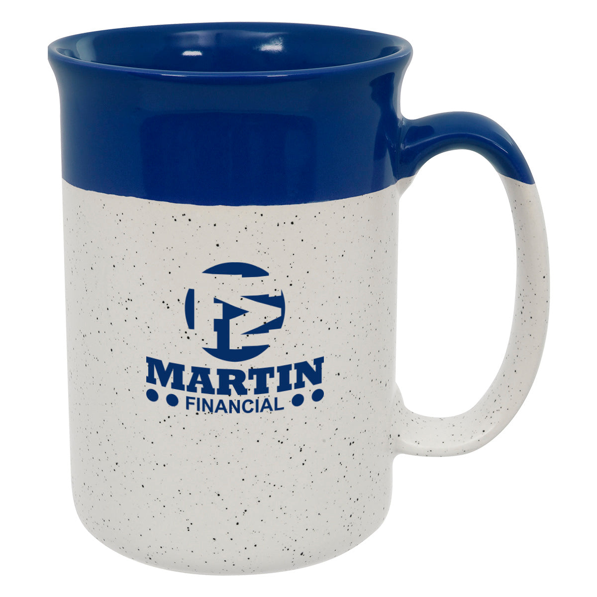 Speckled Mug, 13 oz - Blue - Ceramic
