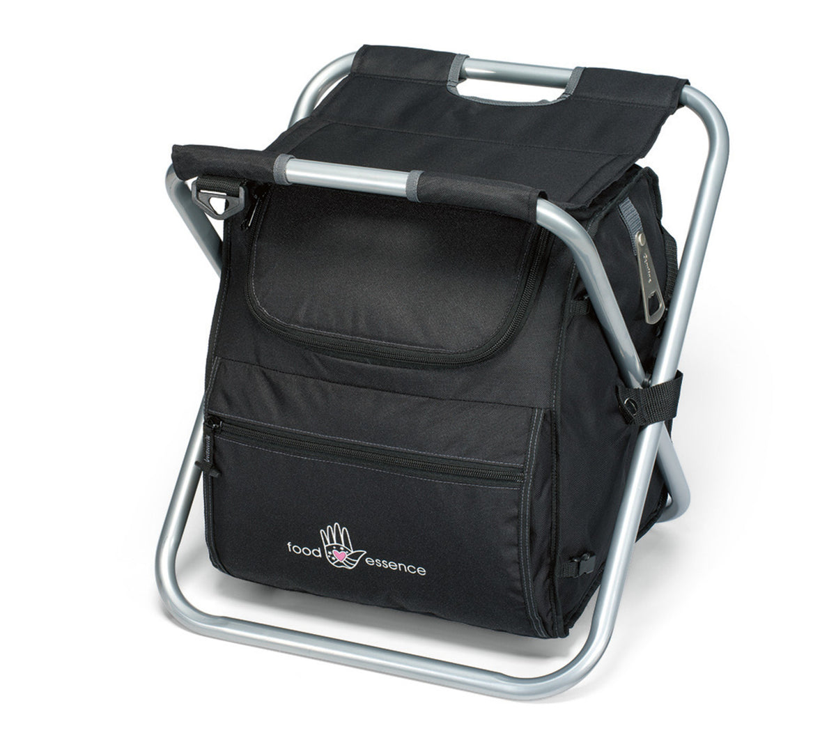 Spectator Cooler Chair with Padded Seat, 32 Cans Transfer - Black - View 1
