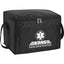 Spectrum Lunch Cooler with Long Handle, 6 Cans - Black - Front