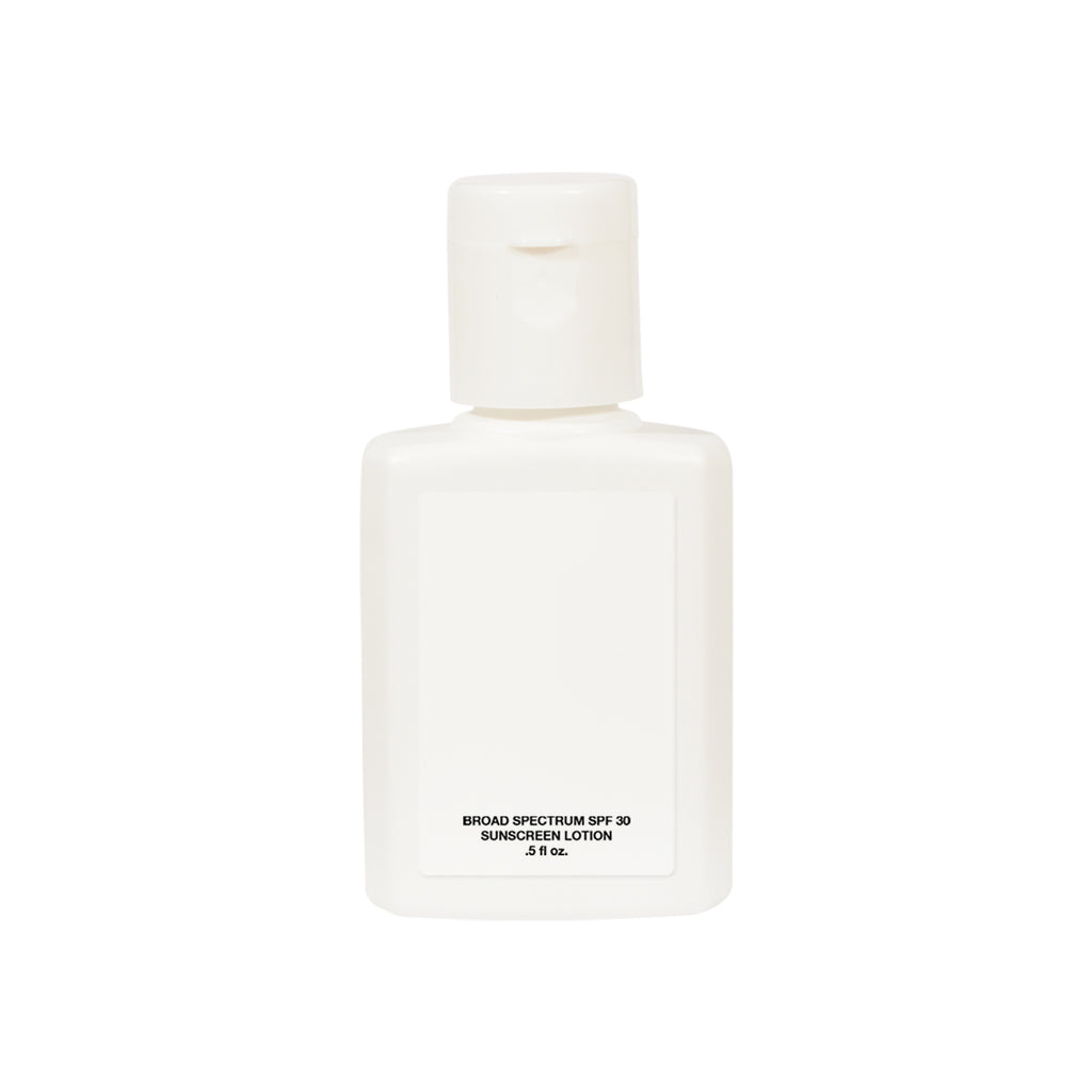 SPF 30 Sunscreen, 0.5 oz - White - Clear_Label_Blank