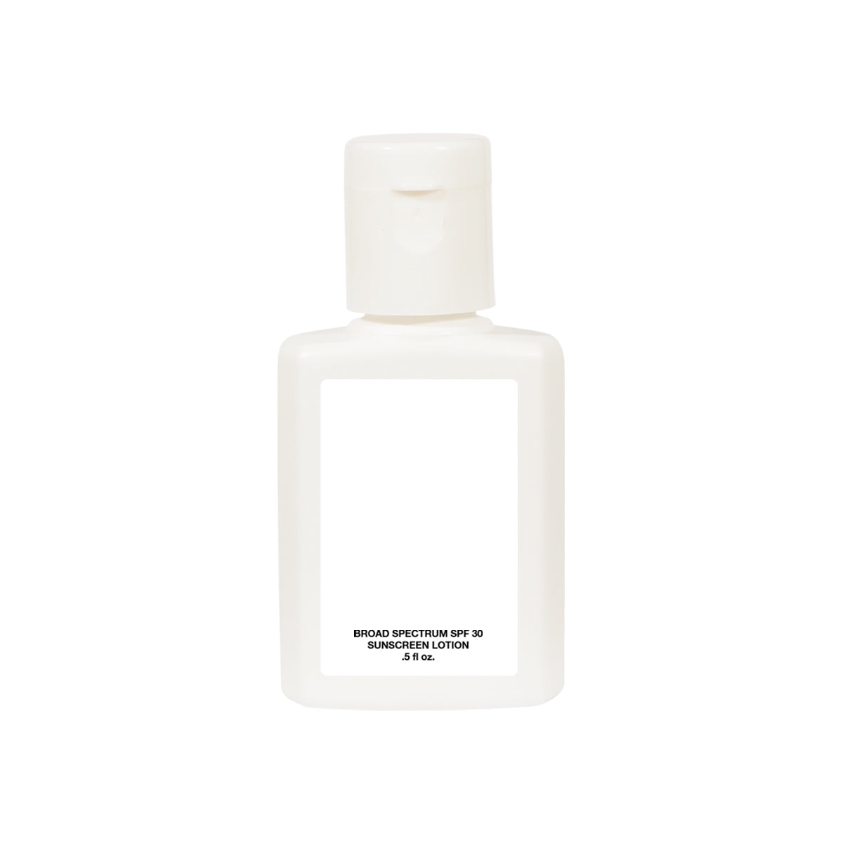 SPF 30 Sunscreen, 0.5 oz - White - White_Label_Blank