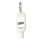 SPF 30 Sunscreen with Carabiner, 1 oz - White - Full Color on a White Label