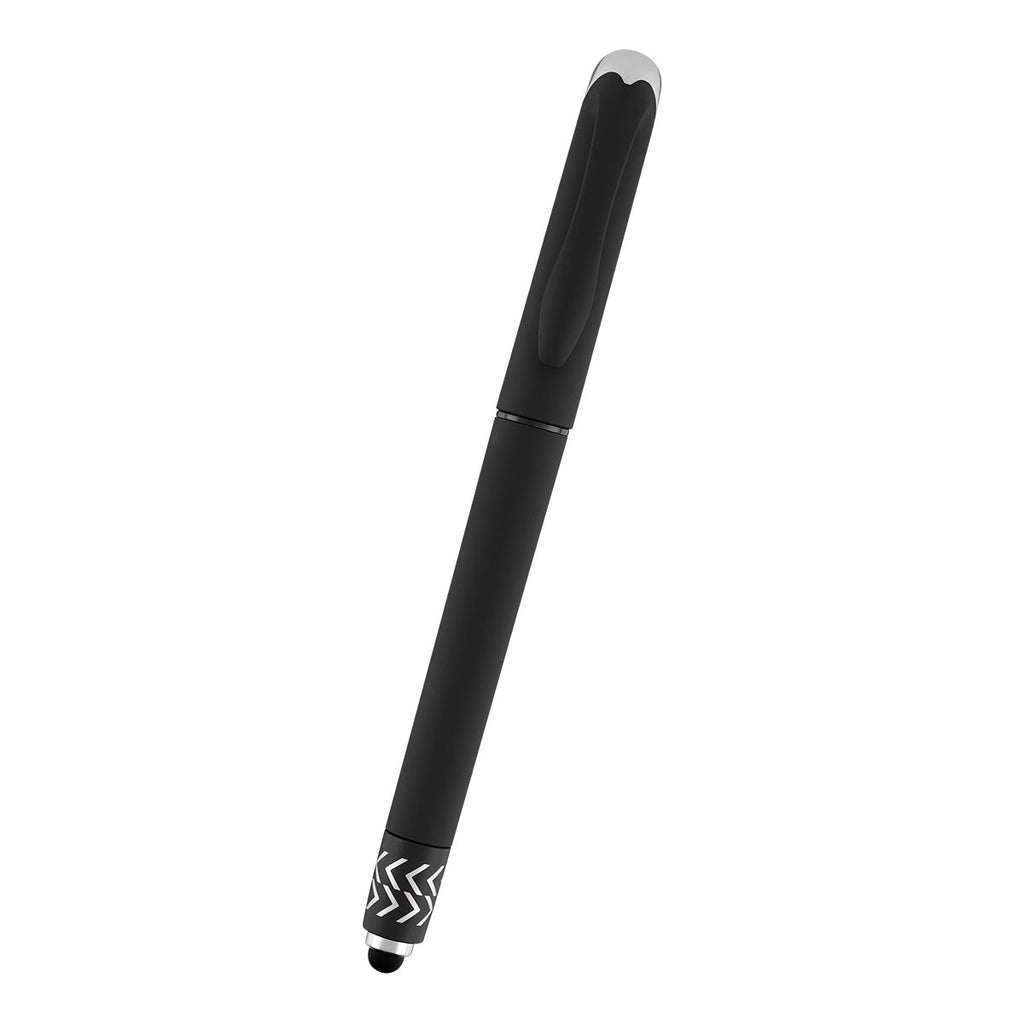 Spin Top Gel Pen and Stylus - Black - Front