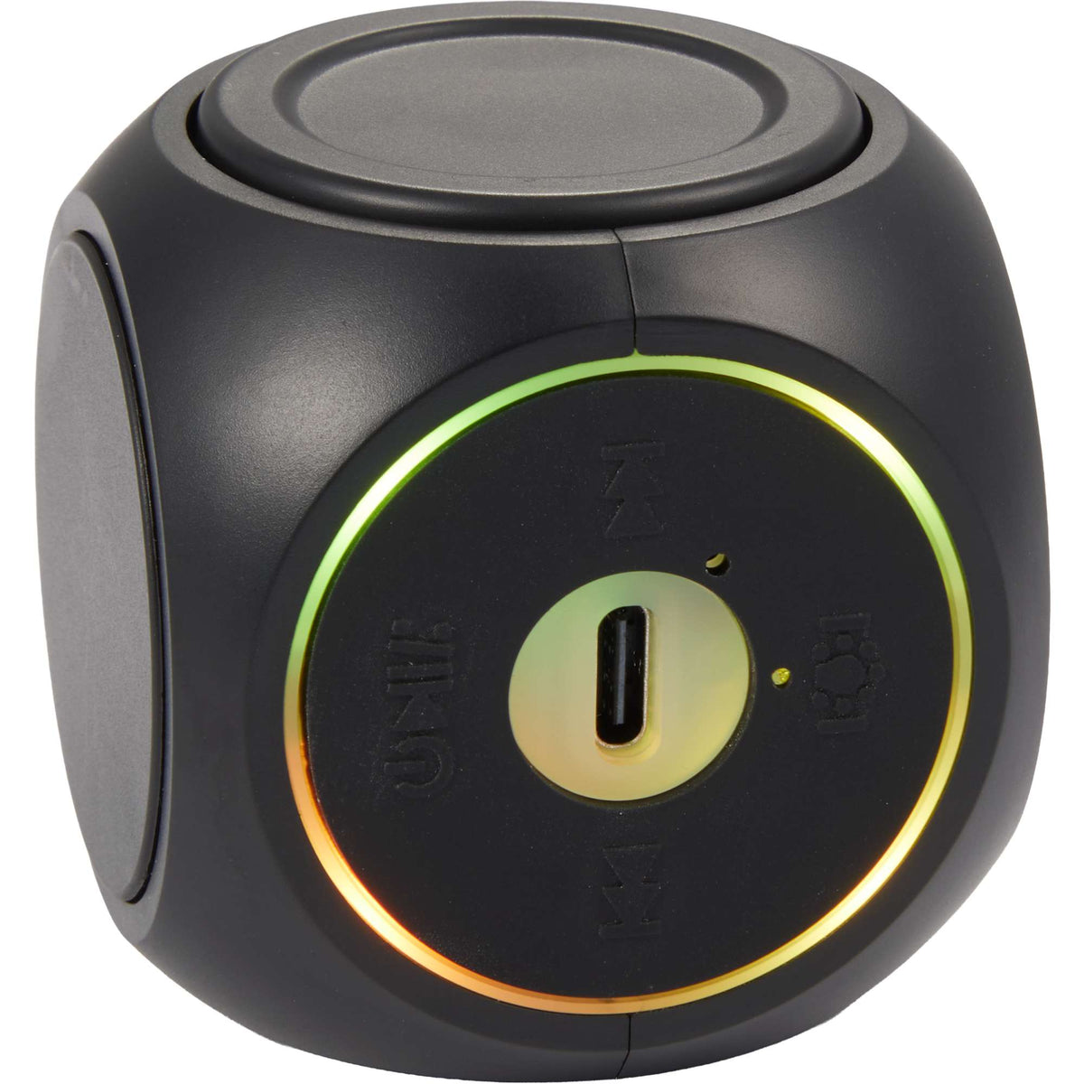SpinNova Light Up Speaker with Fidget Spinner Full Color - Black - Detail 3