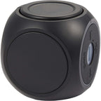 SpinNova Light Up Speaker with Fidget Spinner Full Color - Black - Left Angle
