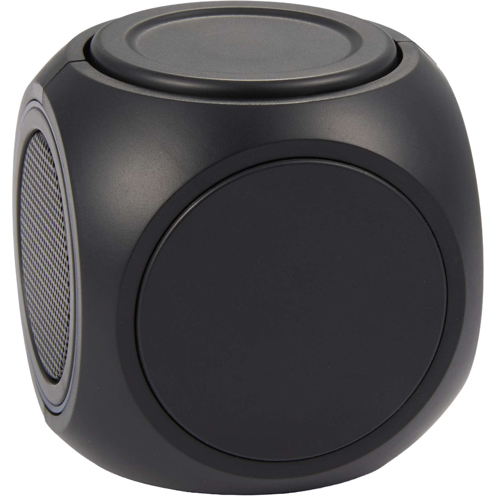 SpinNova Light Up Speaker with Fidget Spinner Full Color - Black - Right Angle