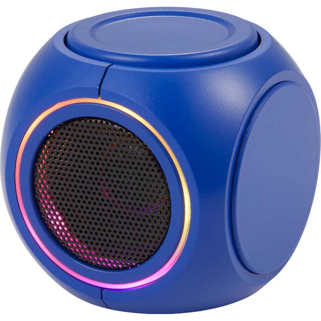 SpinNova Light Up Speaker with Fidget Spinner Full Color - Royal - Detail 3