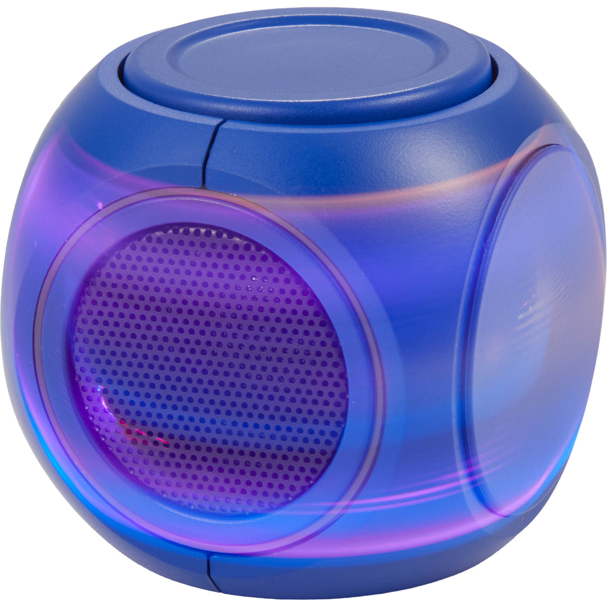 SpinNova Light Up Speaker with Fidget Spinner Full Color - Royal - Detail 5