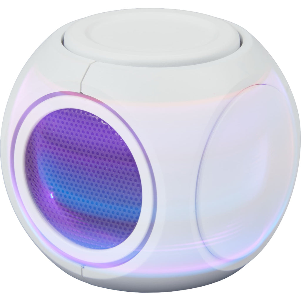 SpinNova Light Up Speaker with Fidget Spinner Full Color - White - Detail 5