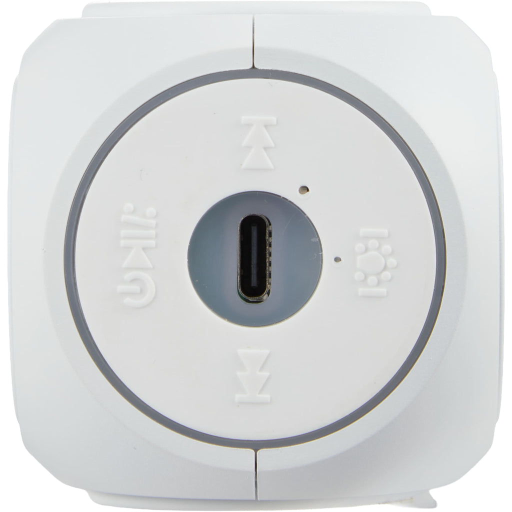 SpinNova Light Up Speaker with Fidget Spinner Full Color - White - Detail