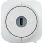SpinNova Light Up Speaker with Fidget Spinner Full Color - White - Detail