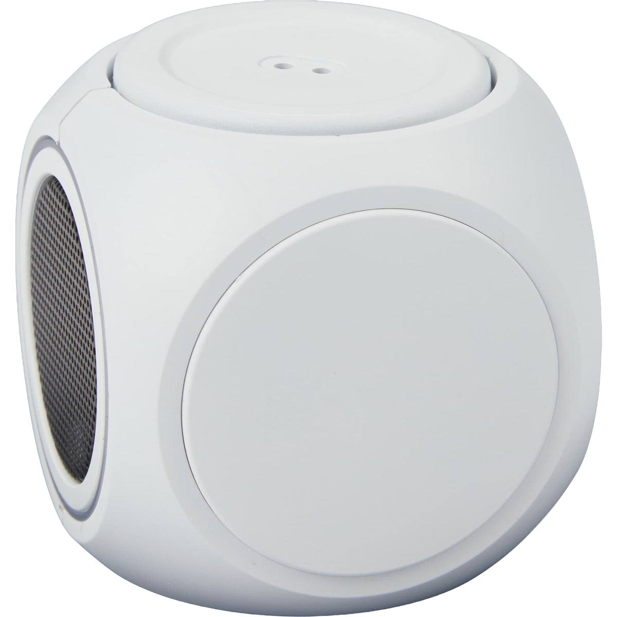 SpinNova Light Up Speaker with Fidget Spinner Full Color - White - Right Angle
