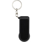 SpinStand Keychain with Phone Stand and Fidget Spinner Full Color - Black - Back