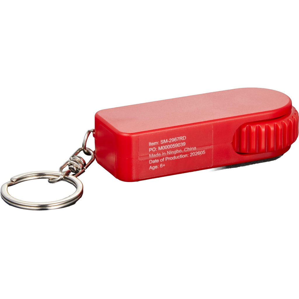 SpinStand Keychain with Phone Stand and Fidget Spinner Full Color - Red - Detail