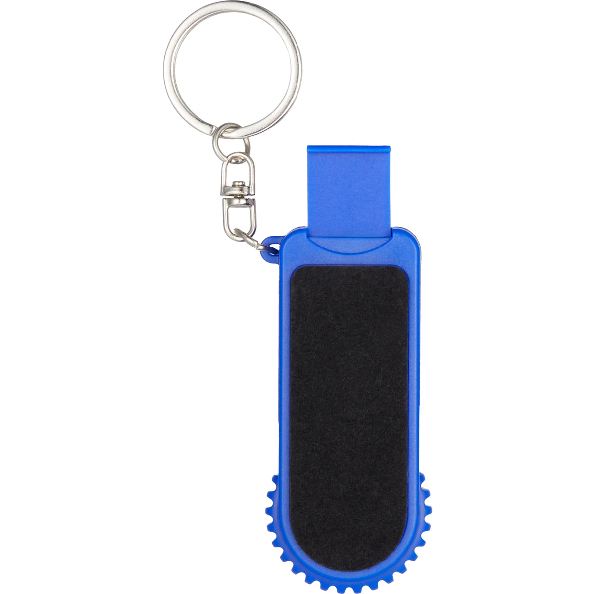 SpinStand Keychain with Phone Stand and Fidget Spinner Full Color - Royal - Back 2