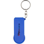 SpinStand Keychain with Phone Stand and Fidget Spinner Full Color - Royal - Front