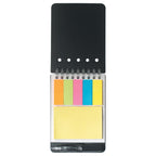 Spiral Jotter with Sticky Notes, Flags and Pen - Black - Inside_Cover