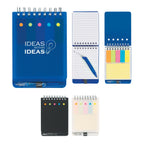 Spiral Jotter with Sticky Notes, Flags and Pen